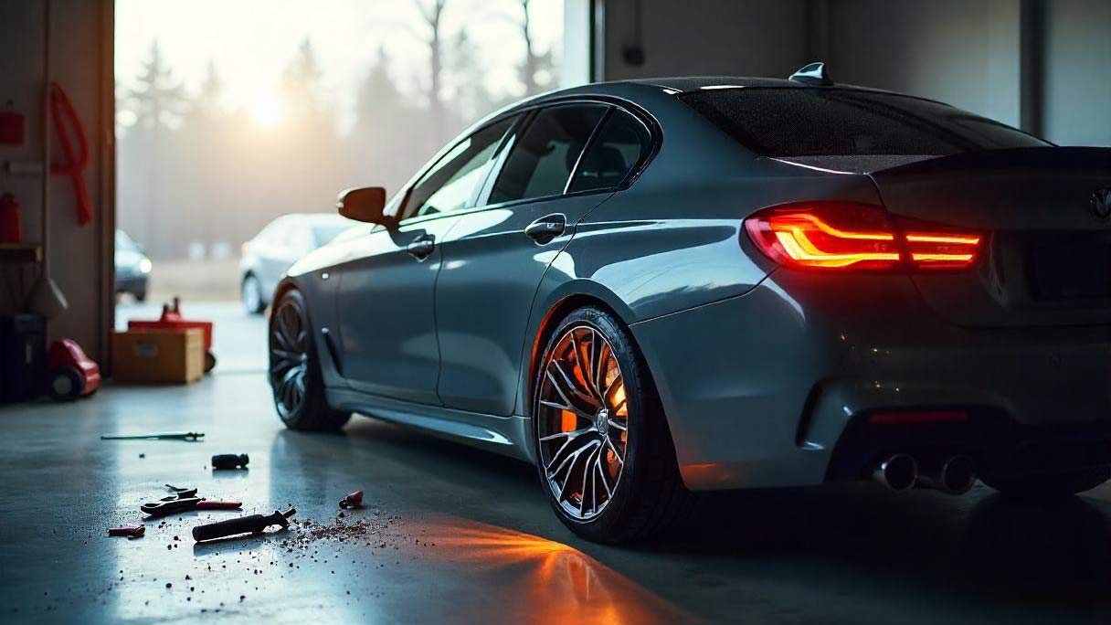 Pkw mit Getriebeschaden in einer Werkstatt in Borken; Leitfaden zum fairen Verkauf.